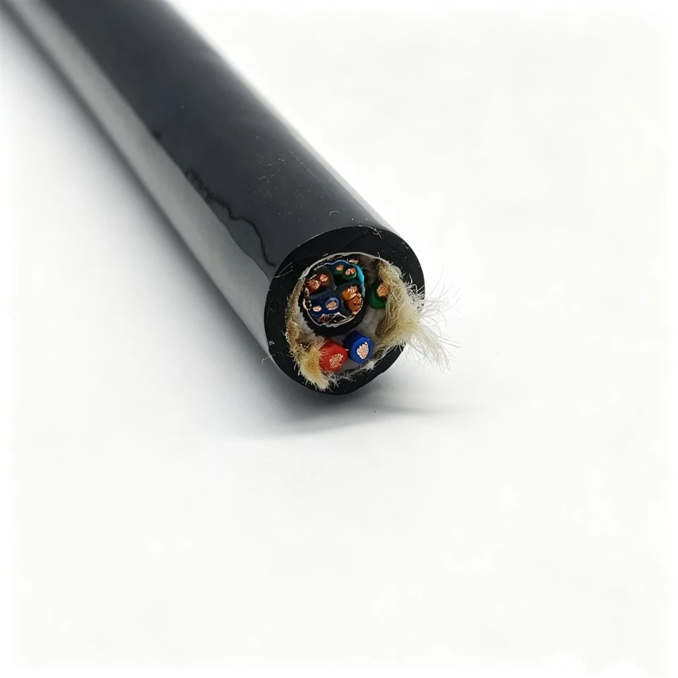 Customized ROV Cable 3*0.75mm ²+STP CAT6,PE Insulation, Hydrolysis Resistant TPU Sheath With Shielding For Underwater Cameras high quality